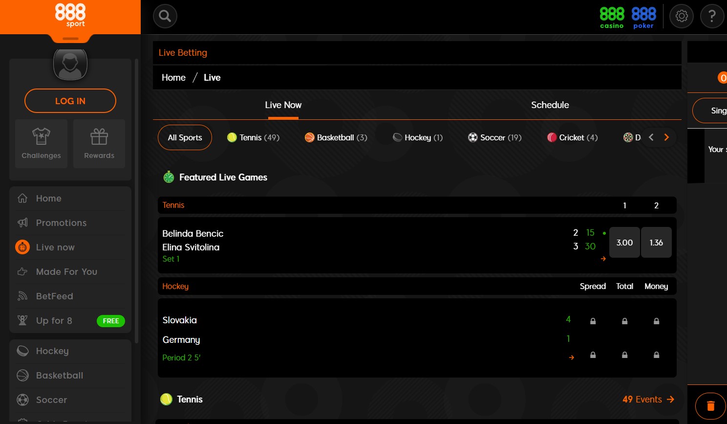 888sport Screenshot 2