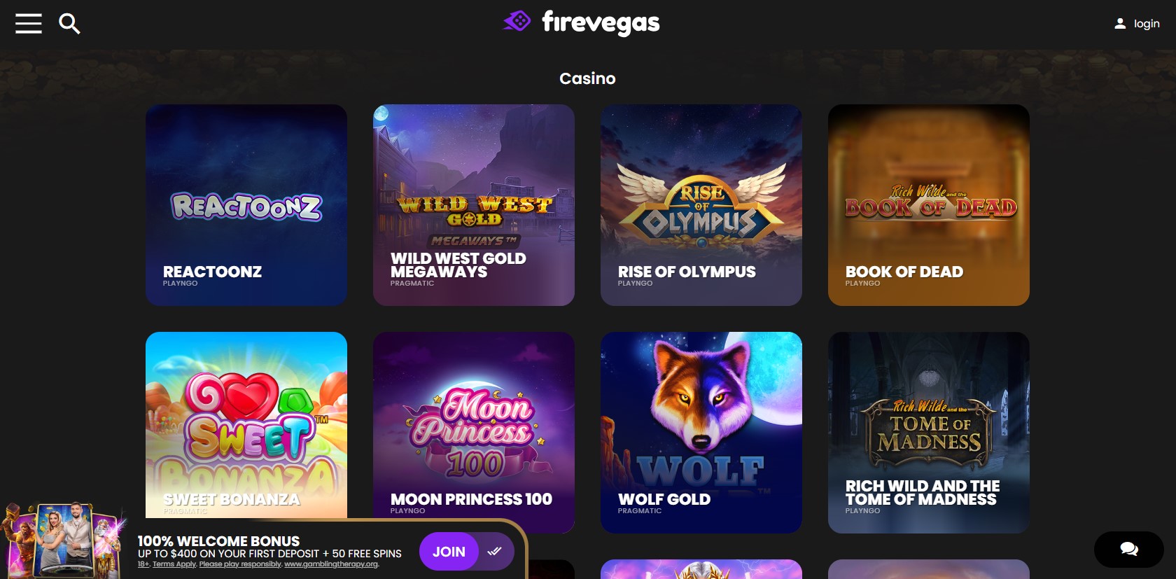 FireVegas Screenshot 3